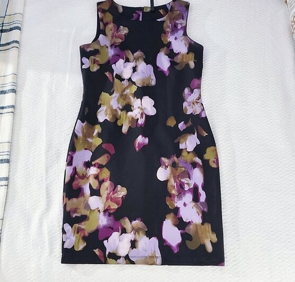 LORI M COLLECTION Floral Sheath Dress